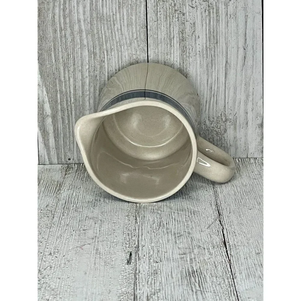 Vintage CAROUSEL STONEWARE 802 BLUE JAPAN Creamer